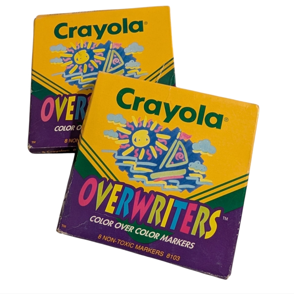Crayola 90s Vintage‎ Overwriters Markers Rare
